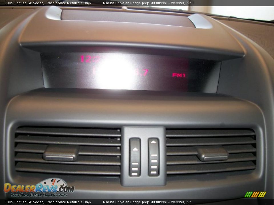 2009 Pontiac G8 Sedan Pacific Slate Metallic / Onyx Photo #21