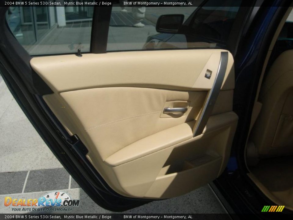 2004 BMW 5 Series 530i Sedan Mystic Blue Metallic / Beige Photo #20