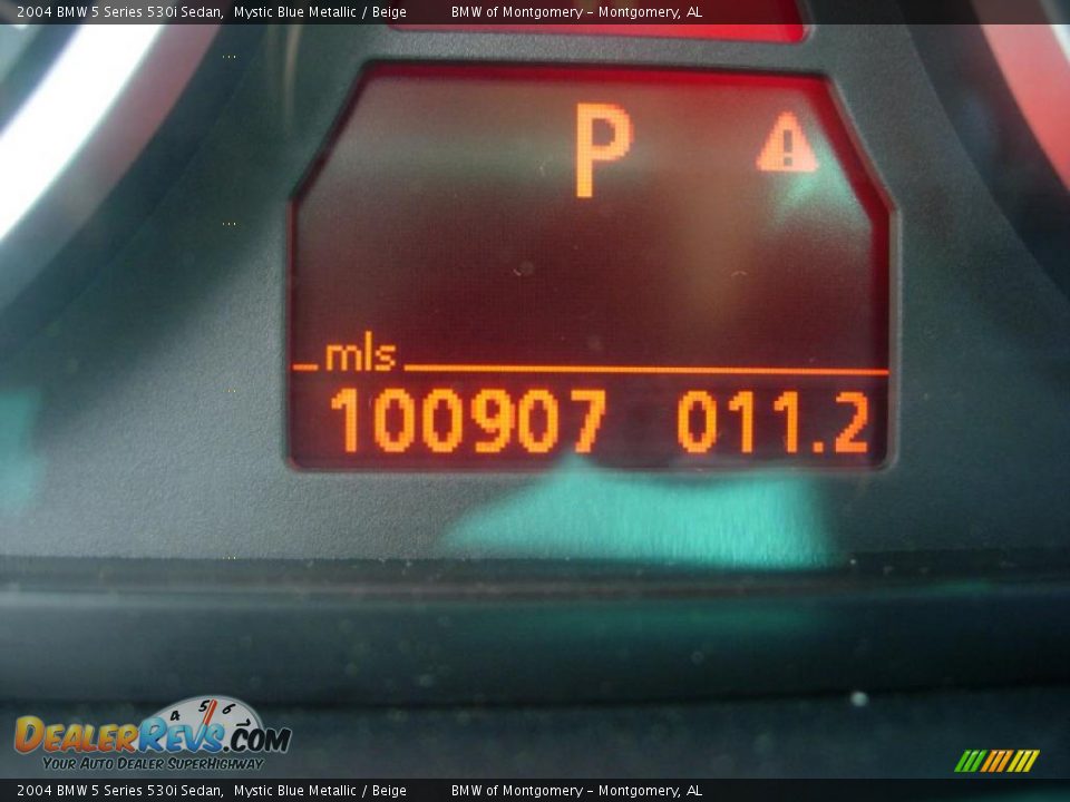2004 BMW 5 Series 530i Sedan Mystic Blue Metallic / Beige Photo #21
