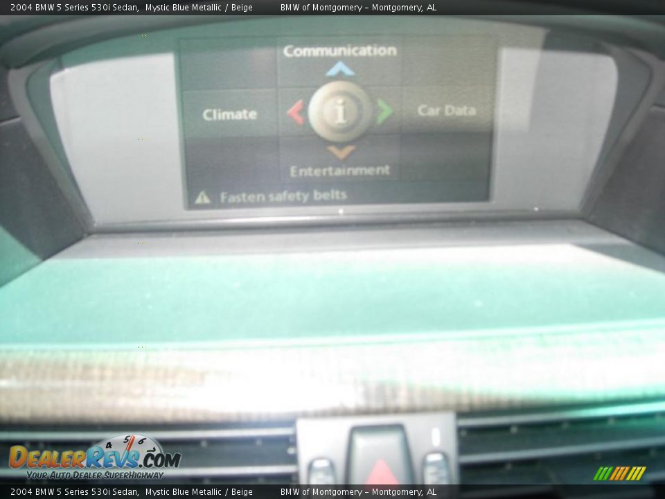 2004 BMW 5 Series 530i Sedan Mystic Blue Metallic / Beige Photo #24