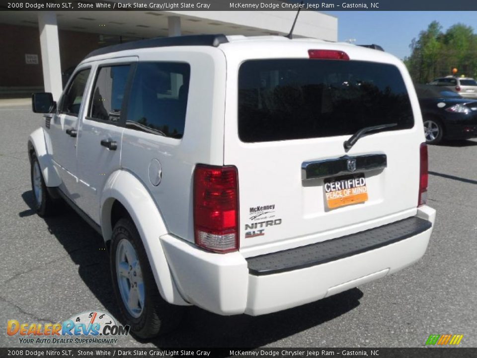 2008 Dodge Nitro SLT Stone White / Dark Slate Gray/Light Slate Gray Photo #2