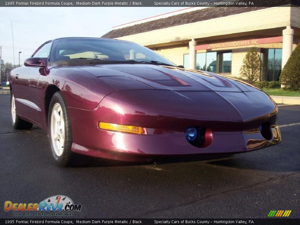 1995 Pontiac Firebird Formula Coupe Medium Dark Purple Metallic / Black Photo #3