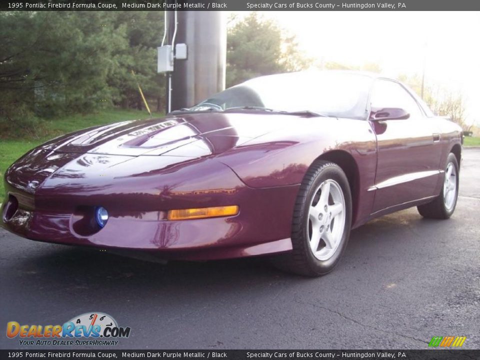 1995 Pontiac Firebird Formula Coupe Medium Dark Purple Metallic / Black Photo #21