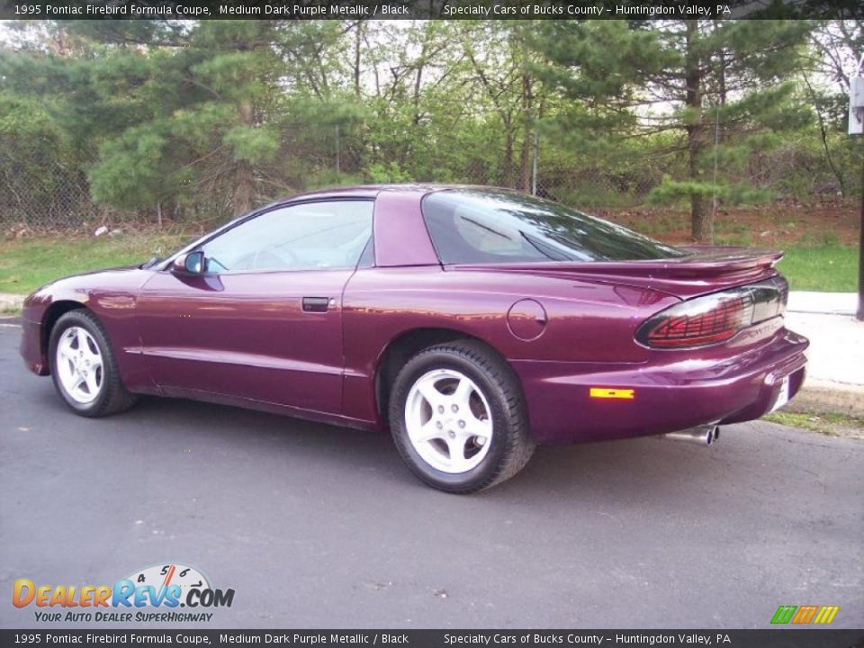 1995 Pontiac Firebird Formula Coupe Medium Dark Purple Metallic / Black Photo #24