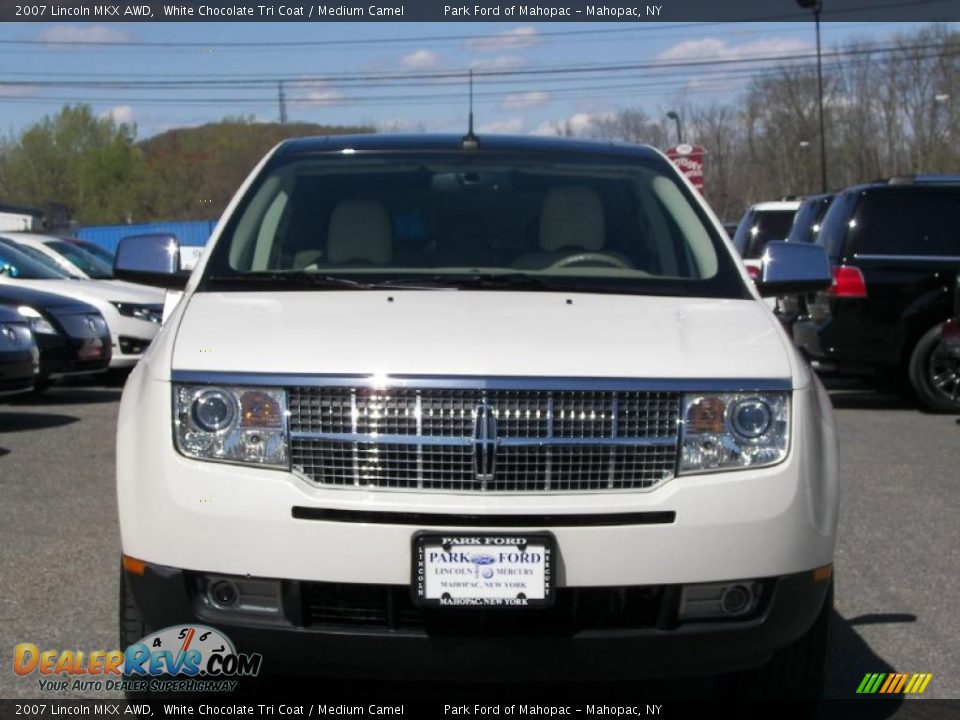 2007 Lincoln MKX AWD White Chocolate Tri Coat / Medium Camel Photo #1