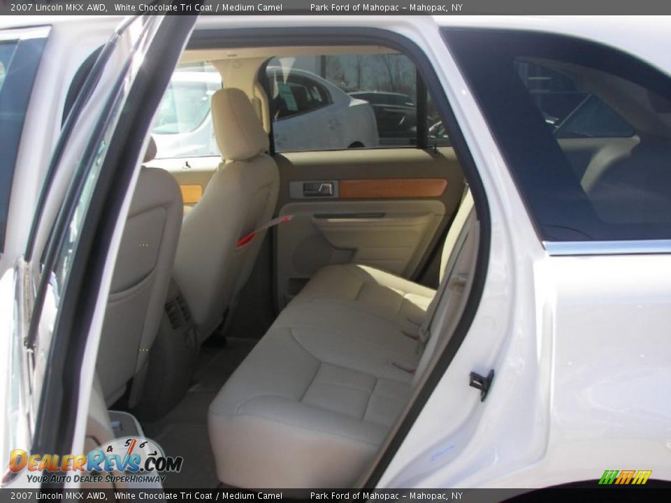 2007 Lincoln MKX AWD White Chocolate Tri Coat / Medium Camel Photo #9