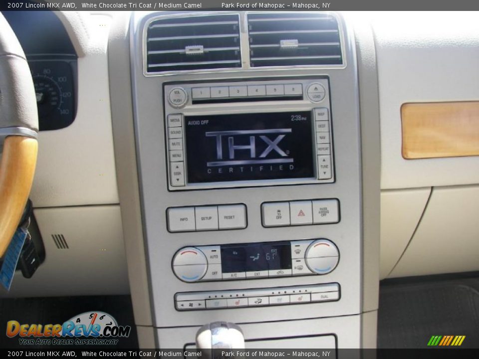 2007 Lincoln MKX AWD White Chocolate Tri Coat / Medium Camel Photo #17