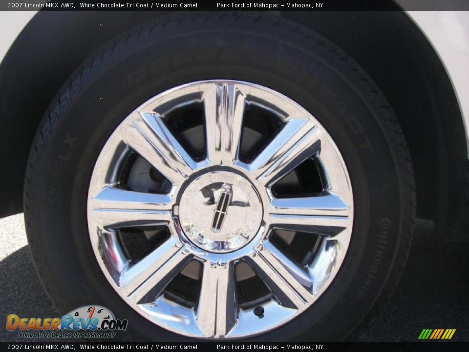 2007 Lincoln MKX AWD White Chocolate Tri Coat / Medium Camel Photo #20