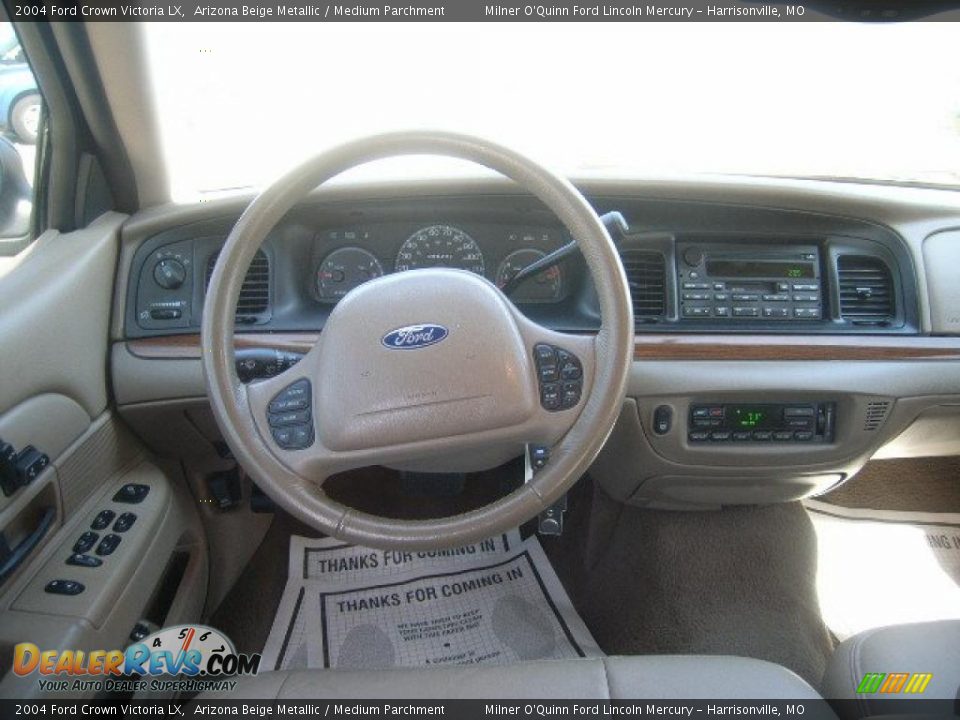 2004 Ford Crown Victoria LX Arizona Beige Metallic / Medium Parchment Photo #19