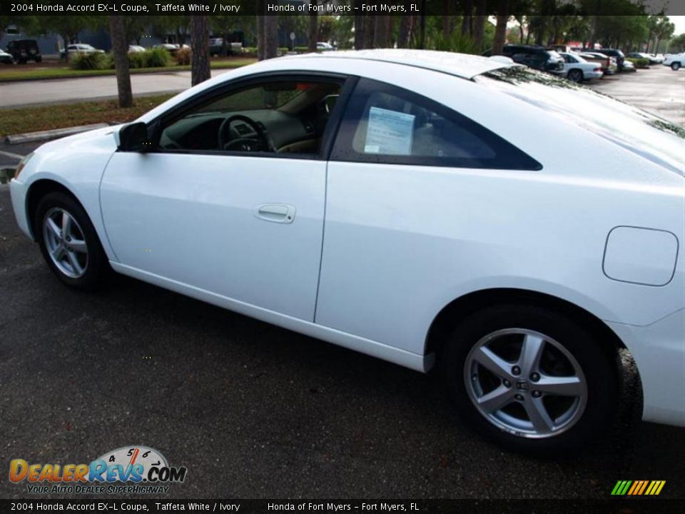 2004 Honda Accord EX-L Coupe Taffeta White / Ivory Photo #6