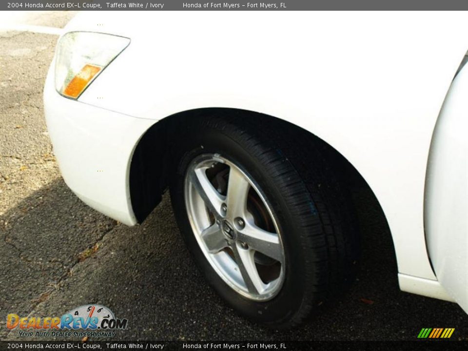 2004 Honda Accord EX-L Coupe Taffeta White / Ivory Photo #18