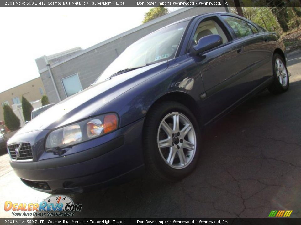 2001 Volvo S60 2.4T Cosmos Blue Metallic / Taupe/Light Taupe Photo #1