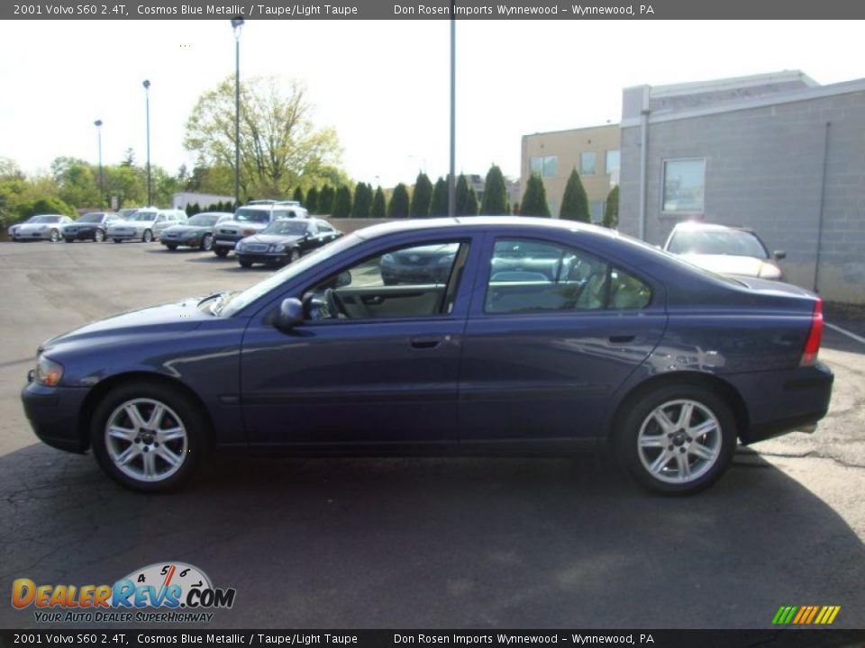 2001 Volvo S60 2.4T Cosmos Blue Metallic / Taupe/Light Taupe Photo #10