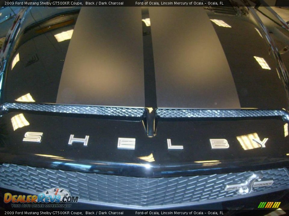2009 Ford Mustang Shelby GT500KR Coupe Black / Dark Charcoal Photo #12