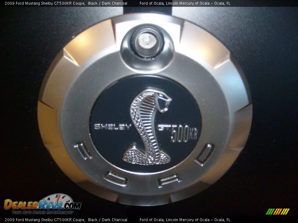 2009 Ford Mustang Shelby GT500KR Coupe Black / Dark Charcoal Photo #13
