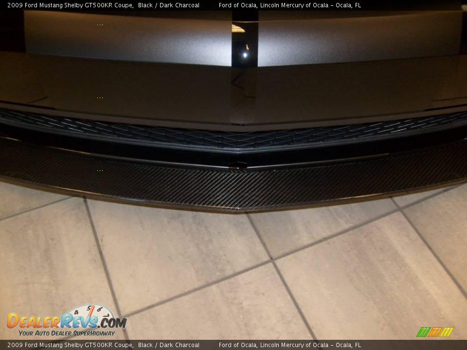 2009 Ford Mustang Shelby GT500KR Coupe Black / Dark Charcoal Photo #14