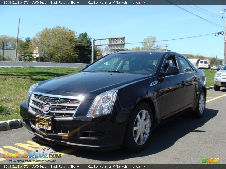 2008 Cadillac CTS 4 AWD Sedan Black Raven / Ebony Photo #1