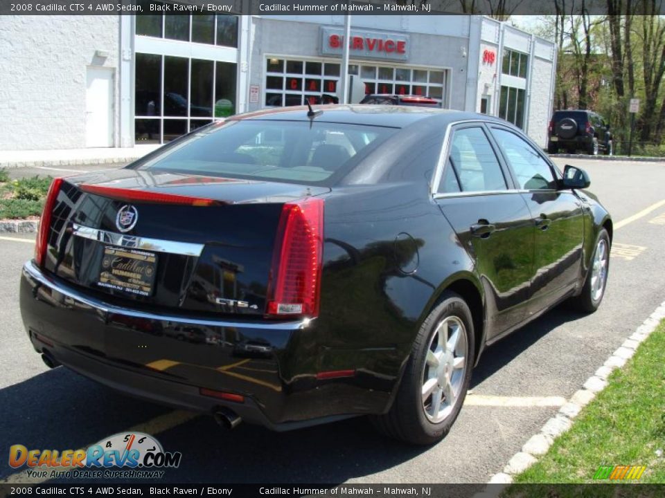2008 Cadillac CTS 4 AWD Sedan Black Raven / Ebony Photo #2