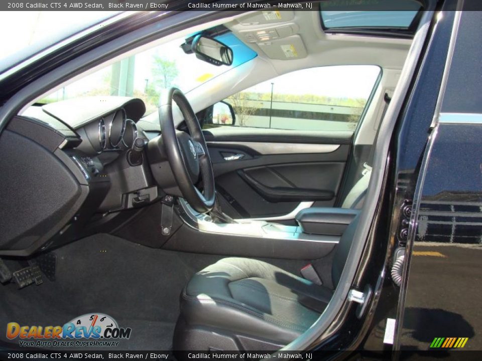 2008 Cadillac CTS 4 AWD Sedan Black Raven / Ebony Photo #5