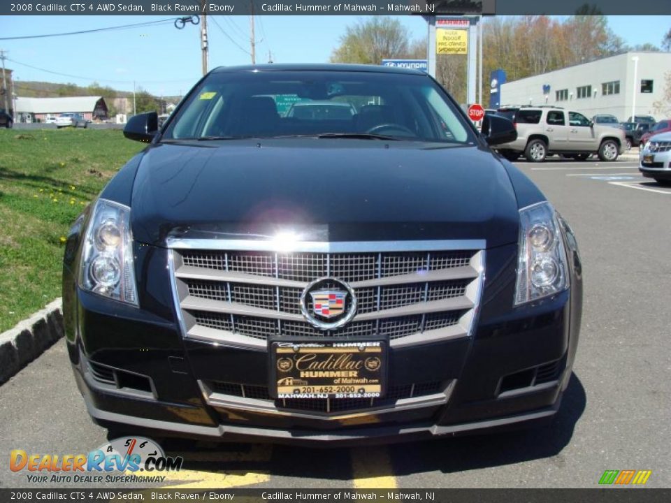 2008 Cadillac CTS 4 AWD Sedan Black Raven / Ebony Photo #6