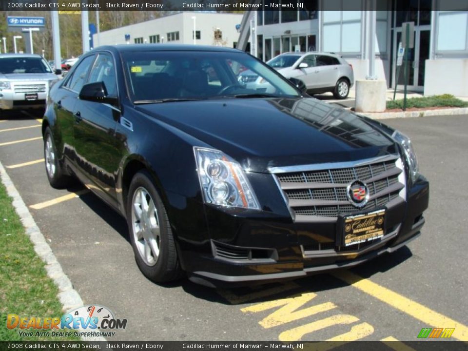 2008 Cadillac CTS 4 AWD Sedan Black Raven / Ebony Photo #7
