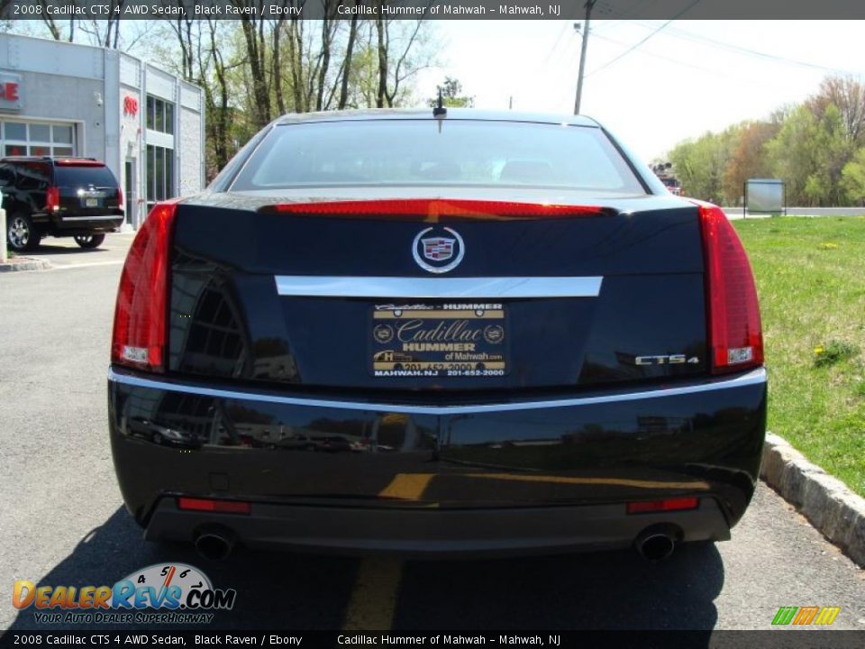2008 Cadillac CTS 4 AWD Sedan Black Raven / Ebony Photo #9
