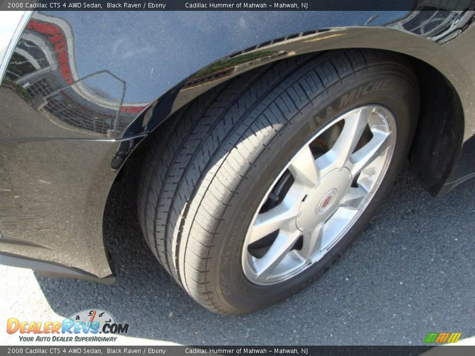 2008 Cadillac CTS 4 AWD Sedan Black Raven / Ebony Photo #11