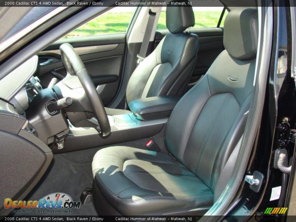 2008 Cadillac CTS 4 AWD Sedan Black Raven / Ebony Photo #14