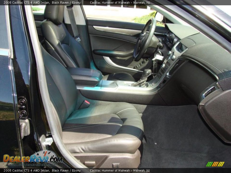 2008 Cadillac CTS 4 AWD Sedan Black Raven / Ebony Photo #15
