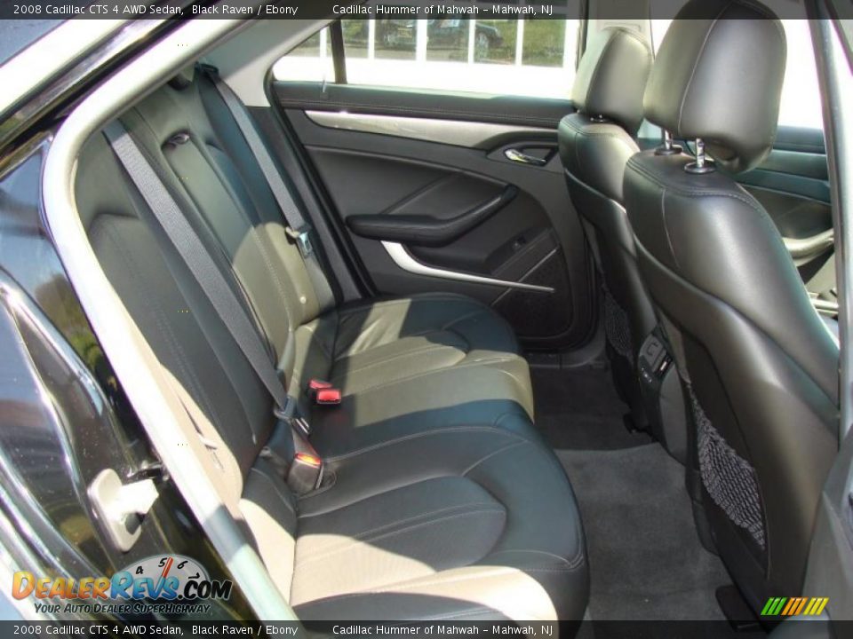 2008 Cadillac CTS 4 AWD Sedan Black Raven / Ebony Photo #16