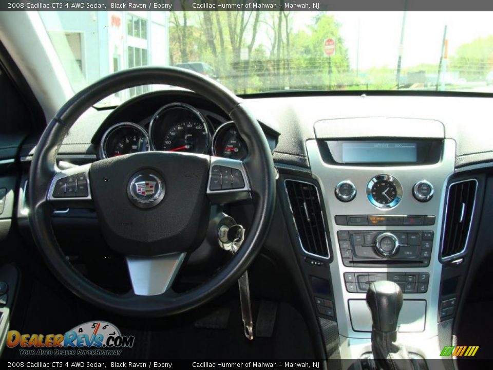 2008 Cadillac CTS 4 AWD Sedan Black Raven / Ebony Photo #17