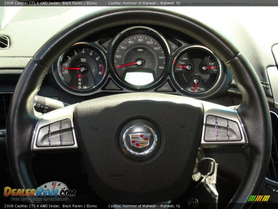 2008 Cadillac CTS 4 AWD Sedan Black Raven / Ebony Photo #20