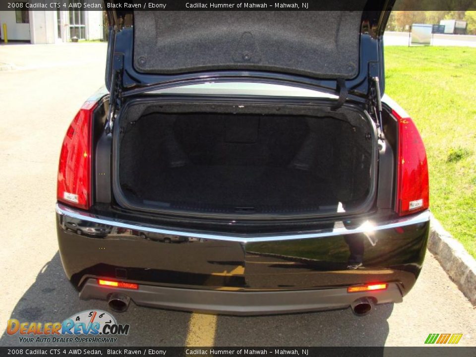 2008 Cadillac CTS 4 AWD Sedan Black Raven / Ebony Photo #22