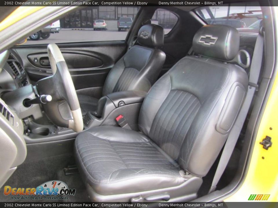 2002 Chevrolet Monte Carlo SS Limited Edition Pace Car Competition Yellow / Ebony Photo #4