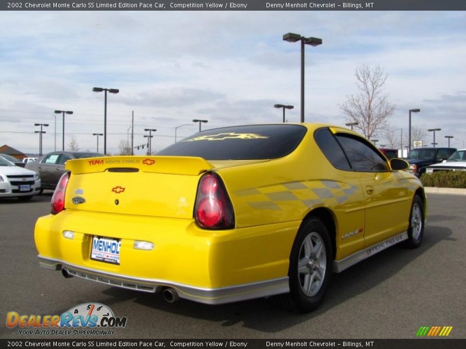 2002 Chevrolet Monte Carlo SS Limited Edition Pace Car Competition