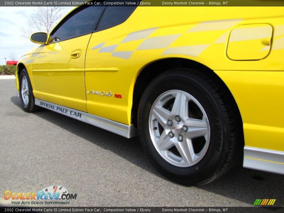 2002 Chevrolet Monte Carlo SS Limited Edition Pace Car Competition Yellow / Ebony Photo #11