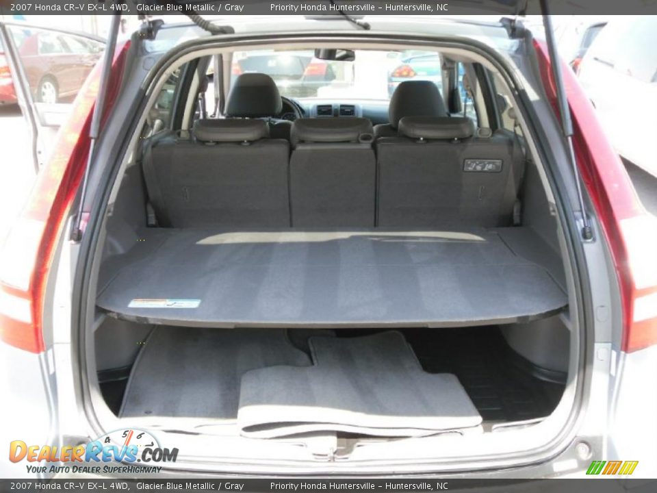 2007 Honda CR-V EX-L 4WD Glacier Blue Metallic / Gray Photo #17