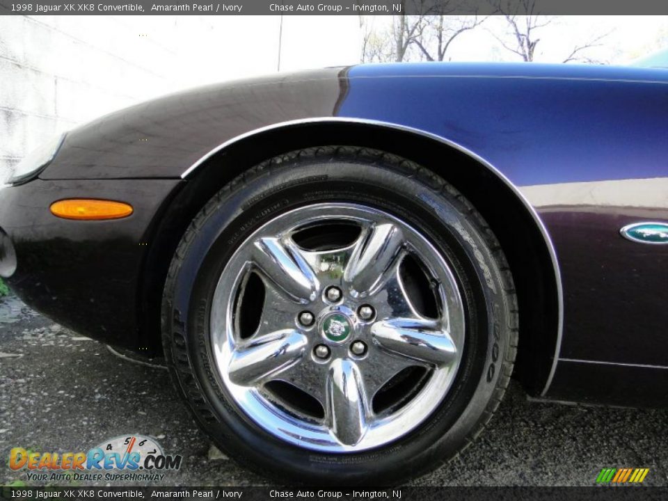 1998 Jaguar XK XK8 Convertible Amaranth Pearl / Ivory Photo #32