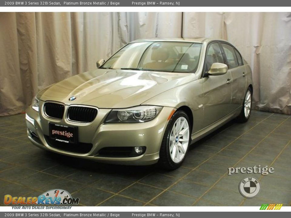 2009 BMW 3 Series 328i Sedan Platinum Bronze Metallic / Beige Photo #1