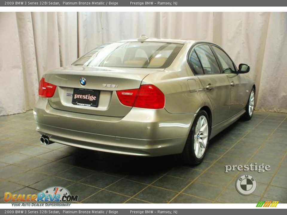 2009 BMW 3 Series 328i Sedan Platinum Bronze Metallic / Beige Photo #2