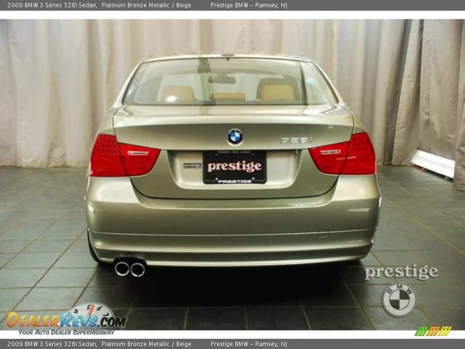 2009 BMW 3 Series 328i Sedan Platinum Bronze Metallic / Beige Photo #3