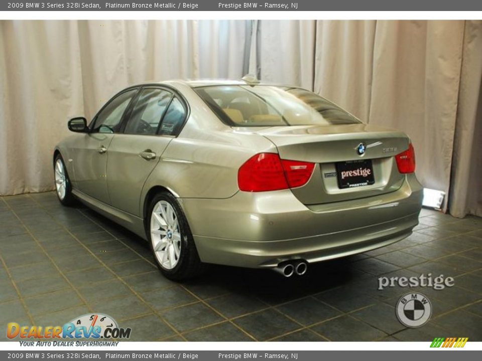 2009 BMW 3 Series 328i Sedan Platinum Bronze Metallic / Beige Photo #4