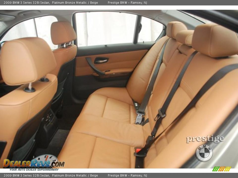 2009 BMW 3 Series 328i Sedan Platinum Bronze Metallic / Beige Photo #9