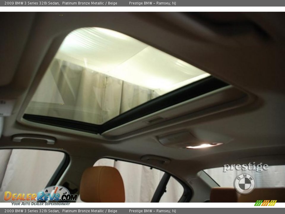 2009 BMW 3 Series 328i Sedan Platinum Bronze Metallic / Beige Photo #10