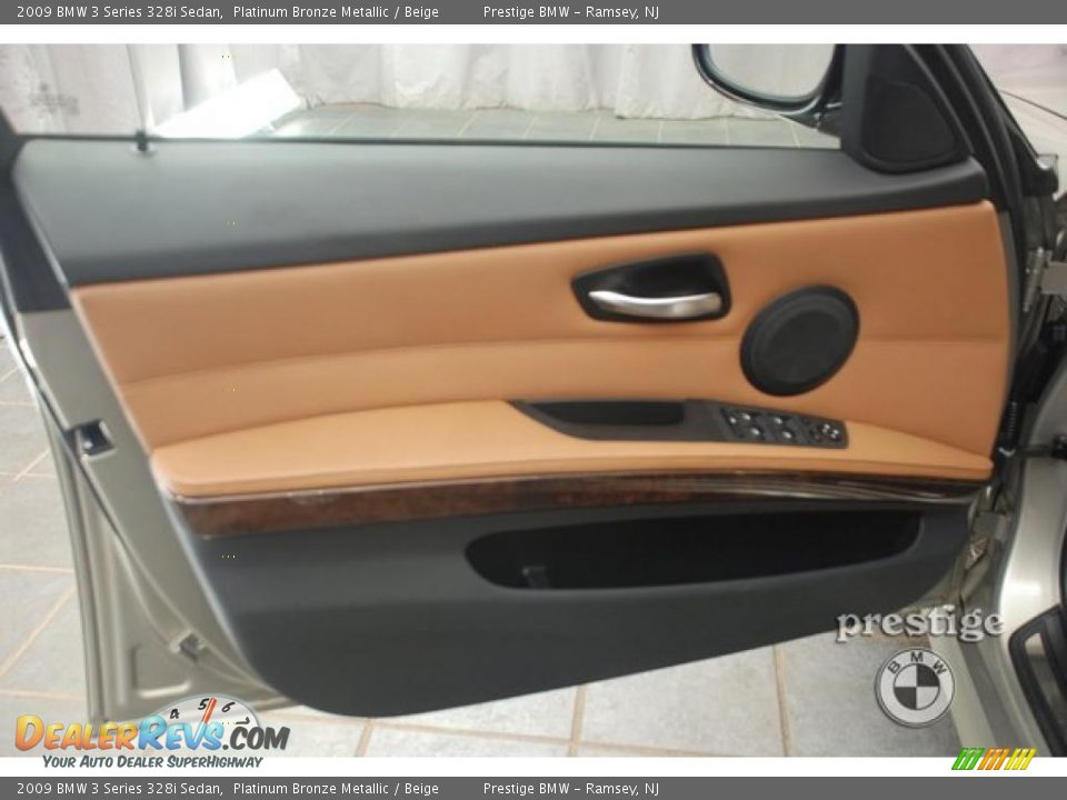 2009 BMW 3 Series 328i Sedan Platinum Bronze Metallic / Beige Photo #11