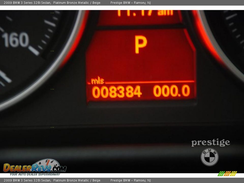 2009 BMW 3 Series 328i Sedan Platinum Bronze Metallic / Beige Photo #17