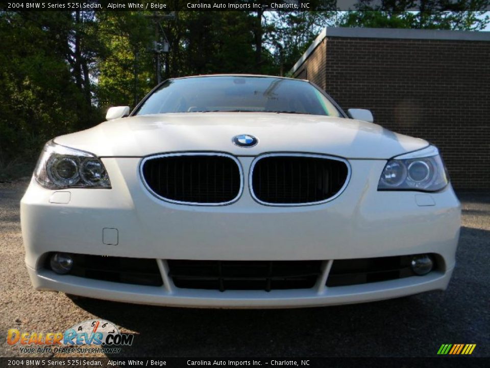 2004 BMW 5 Series 525i Sedan Alpine White / Beige Photo #3
