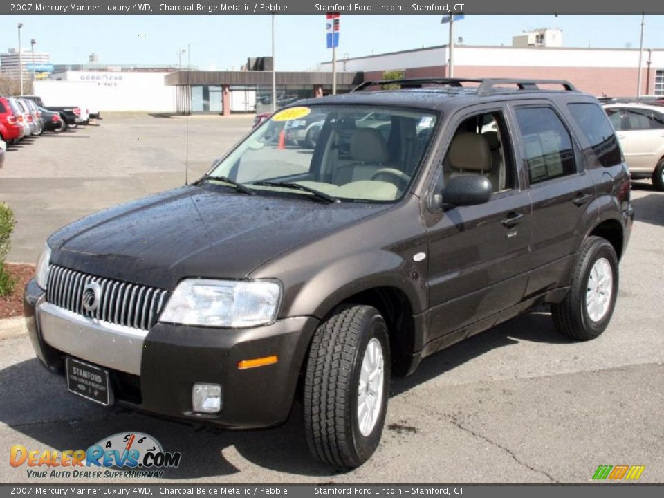 2007 Mercury Mariner Luxury 4WD Charcoal Beige Metallic / Pebble Photo #1