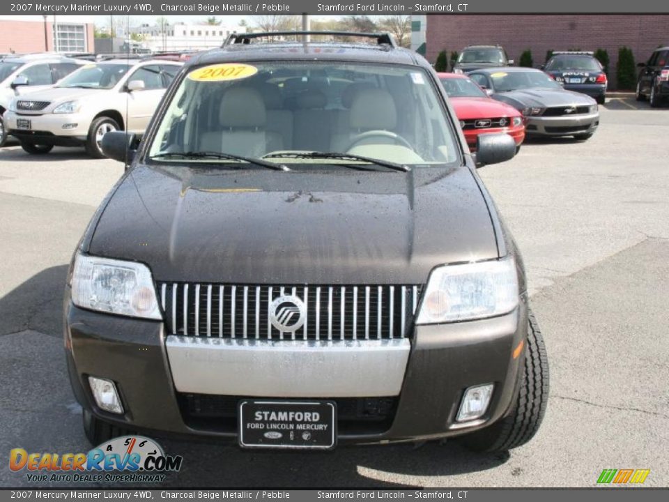 2007 Mercury Mariner Luxury 4WD Charcoal Beige Metallic / Pebble Photo #2
