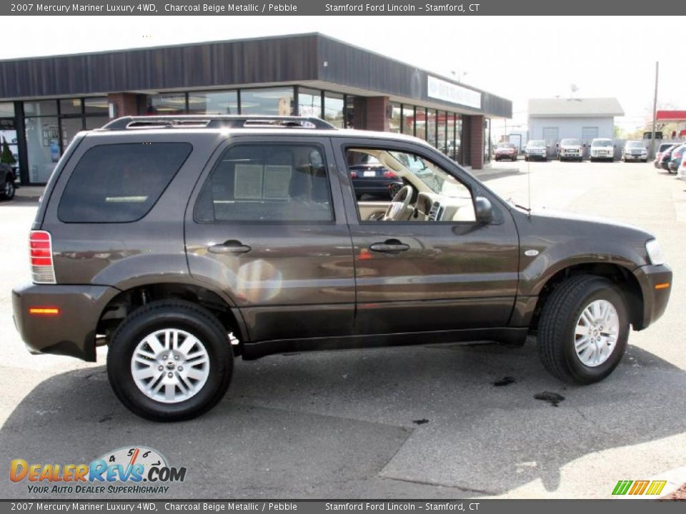 2007 Mercury Mariner Luxury 4WD Charcoal Beige Metallic / Pebble Photo #7